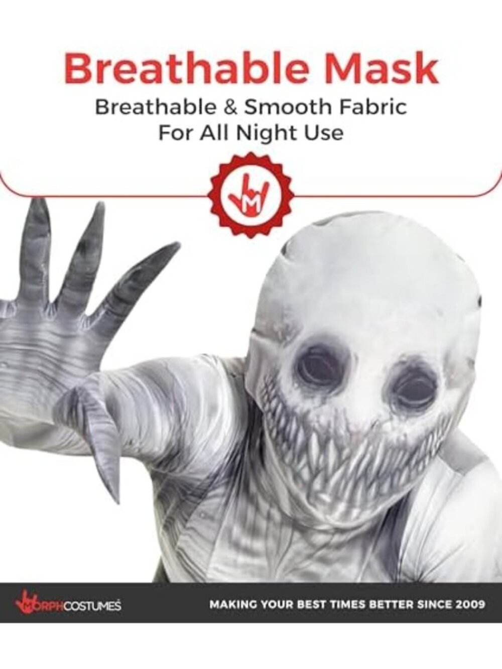 Spooky Rake Kids Halloween Costume | Fun Morphsuit Outfit for Dress-Up - Picture 3 of 6